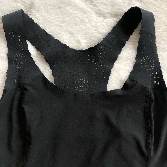 Lululemon Black Eyelet Tank - Picture 2 of 7